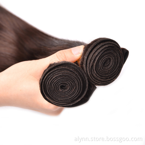 Brazilian Hair Weaving Straight Human Hair Bundles Light Brown